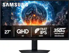 SAMSUNG 27" QHD FAST IPS 350Hz Refresh Rate