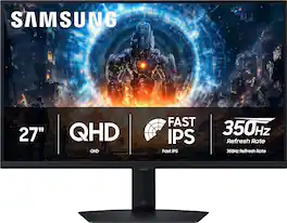 Samsung - LS27FG60DENXZA 27" QHD Odyssey G60F Gaming Monitor (2026) - Black