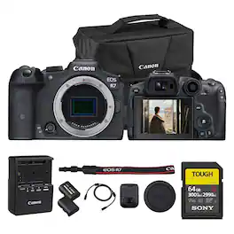 Canon - EOS R7 Mirrorless Camera Dual Pixel AF Bundle