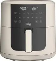 Bella Pro - SmartCrisp 8-qt. Touchscreen Air Fryer - Oatmilk - Front_Zoom