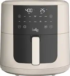 bella PRO - SmartCrisp 8-qt. Touchscreen Air Fryer - Oatmilk - Front_Zoom