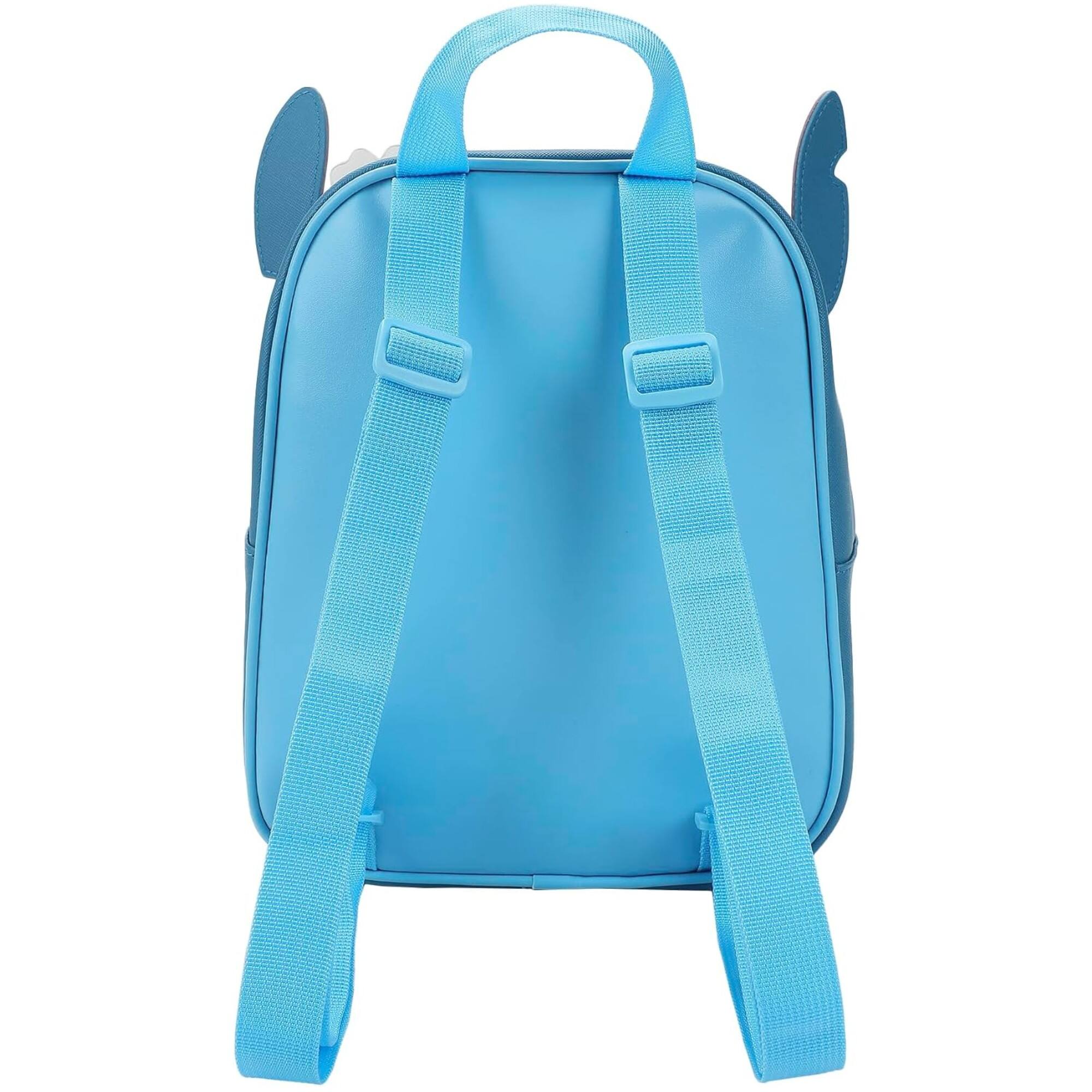 Alt View 3. Disney - Disney's Stitch Icon 10" Mini PU leather Backpack with Stitch Head - Multicolored.