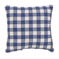 Angle. BreeBe - *And To All A Goodnight Mini Pillow - Cream, Blue.