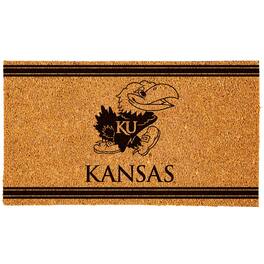 Evergreen Enterprises - Kansas Jayhawks 16" x 28" Logo Turf Mat - Multicolor
