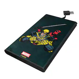 Keyscaper - Marvel Badge 5000mAh Flat Powerbank - Deadpool Wolverine 3