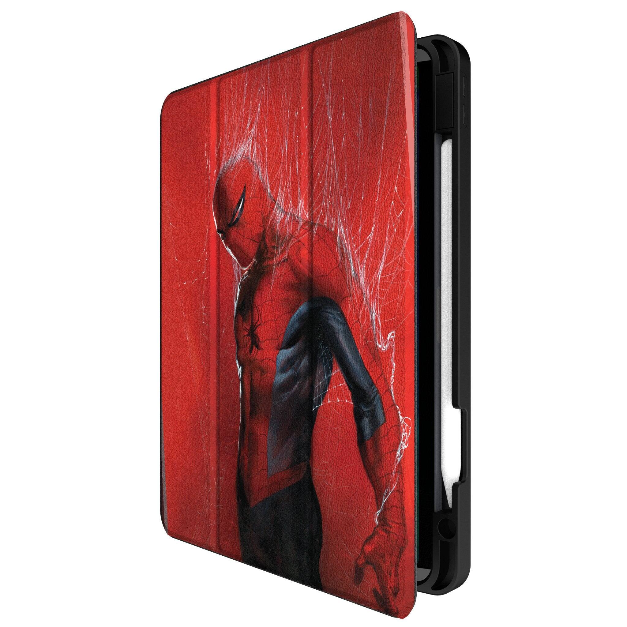 Angle. Keyscaper - Marvel Cover Art Tablet Case - Apple iPad Pro 13in (M4) - Spider-Man 1.