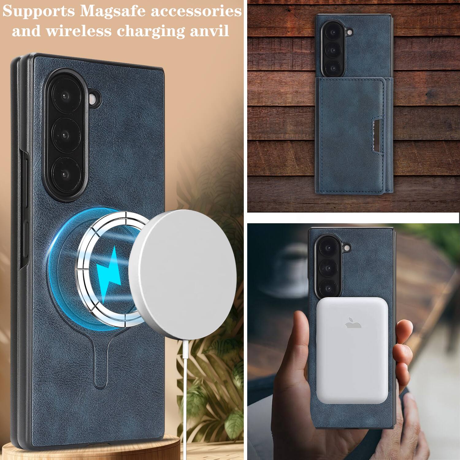 Supports MagSafe accessories and wireless charging anvil
