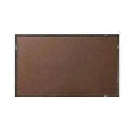 Elegant Kitchen and Bath - Noah Wooden Rectangle Mirror 60 x 36 - Chocolate Oak