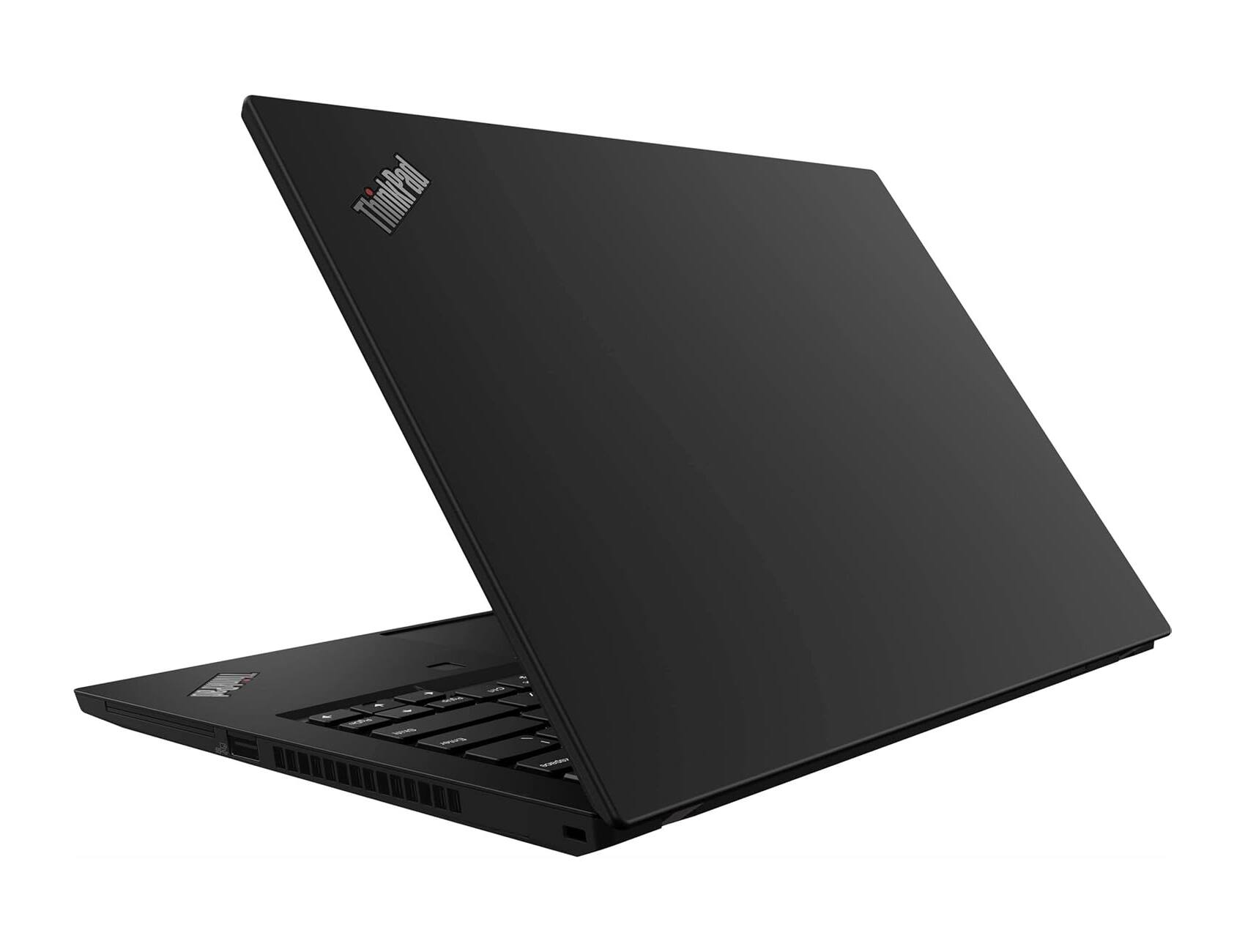Angle. Lenovo - Lenovo ThinkPad T14 G2 Core i7-1165G7 2.8GHz, 16GB, 256GB SSD, 14" FHD, Windows 11 Pro (Refurbished) - Black.