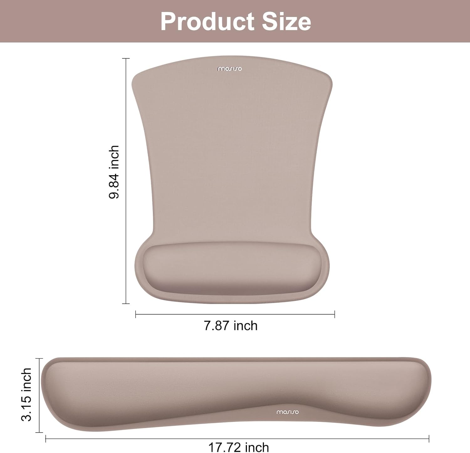 Product Size  
Height: 9.84 inch  
Width: 7.87 inch  
Depth: 3.15 inch  
Length: 17.72 inch