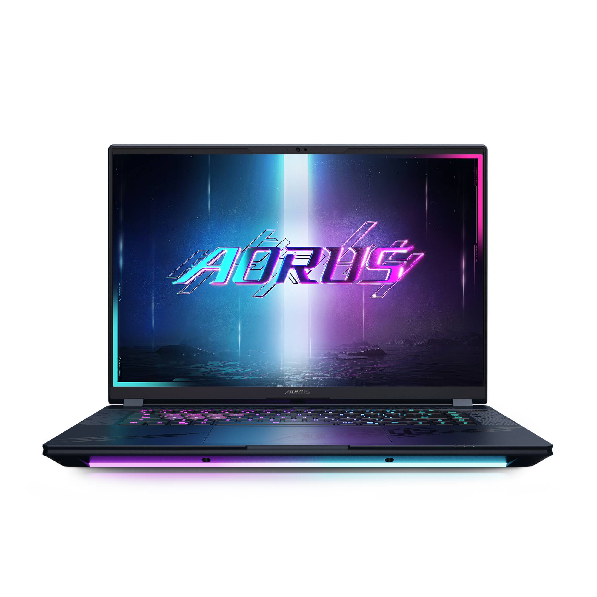 Angle. GIGABYTE - AORUS MASTER 16 - 16" 240Hz 2560x1600 WQXGA Intel Core Ultra 9 275HX - 1TB SSD - 32GB DDR5 RAM - GeForce RTX 5080 - Dark Tide.