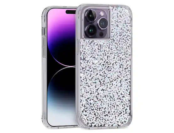 Front. Case-Mate - Case-Mate iPhone 14 Pro Case Twinkle Diamond - Twinkle Diamond.