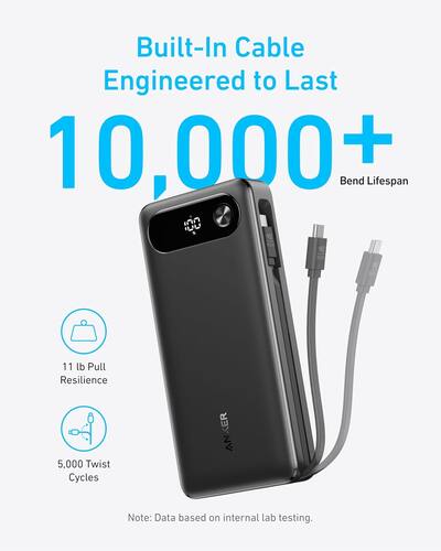 Anker Power Bank, 20,000mAh Travel Essential Portable Charger with Anker Power Bank, 20,000mAh Travel Essential Portable Charger with
