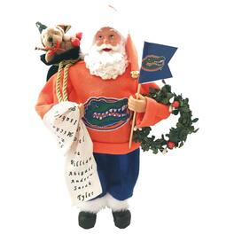 Santa's Workshop - Florida Gators 12" Proud Santa - Blue
