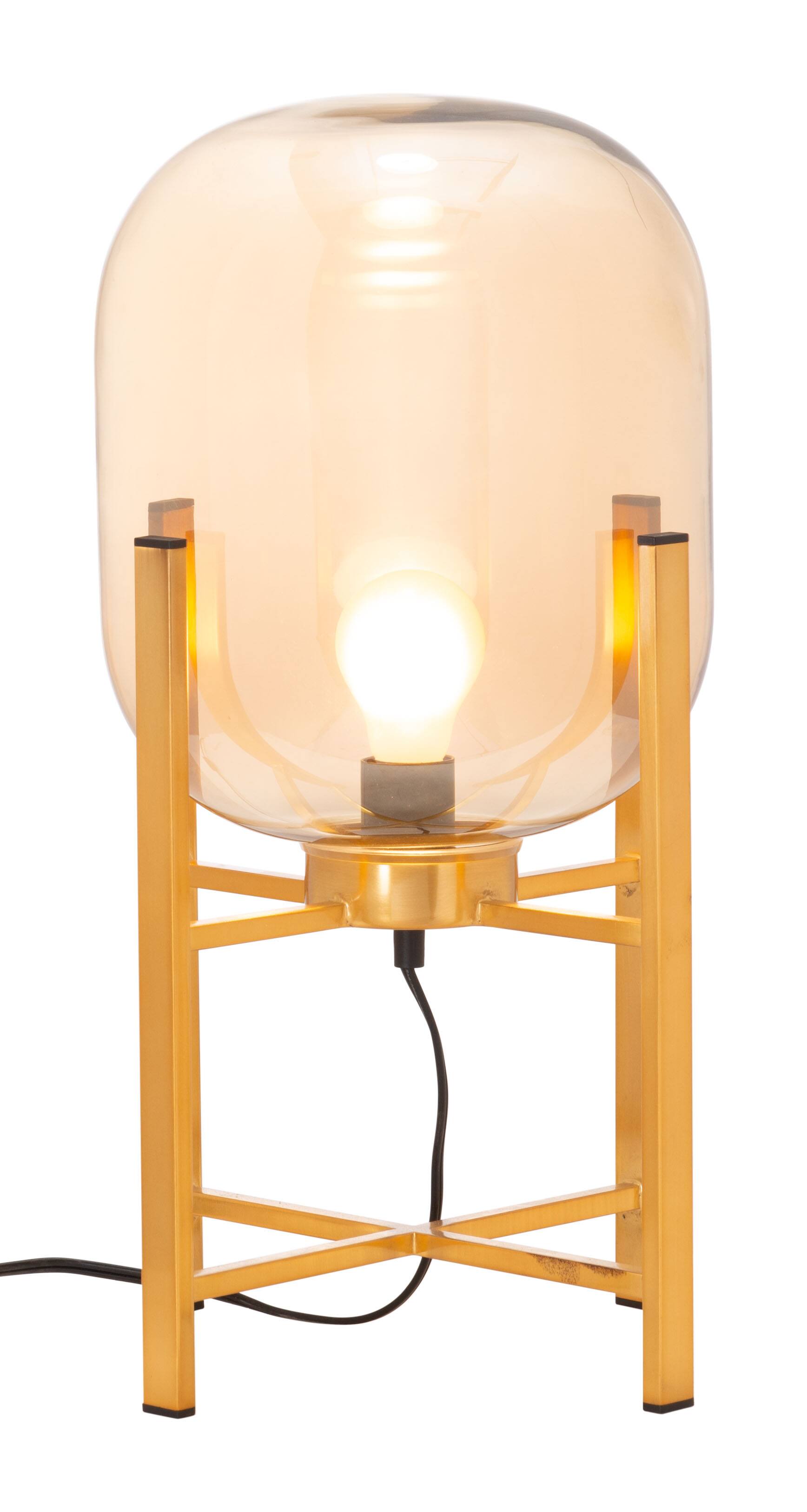 Alt View 1. Hivvago - Wonderwall Table Lamp Gold - Gold.