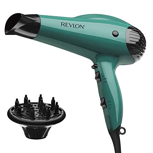 DORLUKFU - Revlon Volume Booster Hair Dryer | 1875W for Voluminous Lift and Body, (Green)