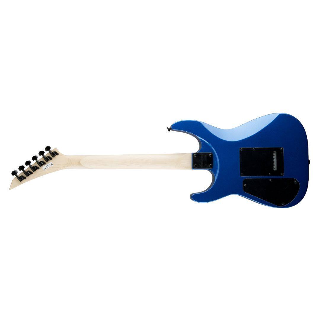 Angle. Jackson - Jackson JS Series Dinky JS11, Metallic Blue Electric Guitar.