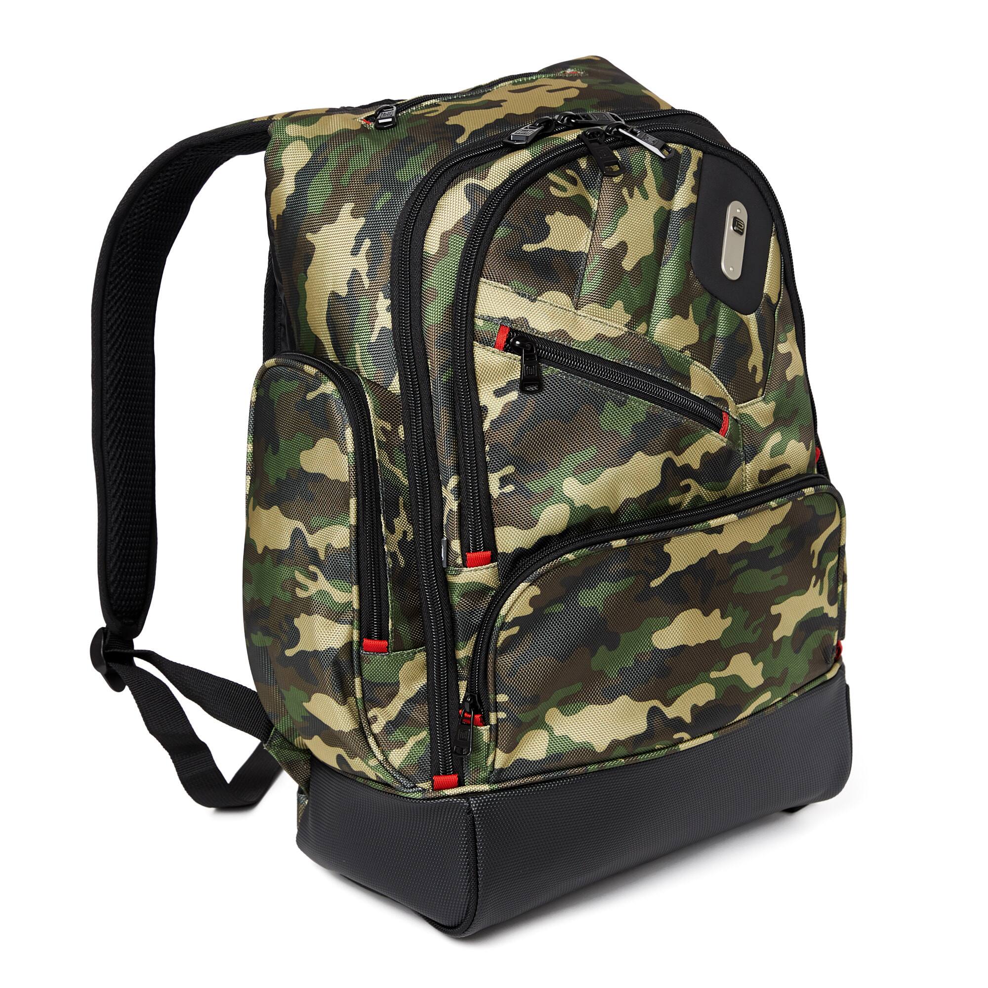Angle. Ful - Refugee Laptop Backpack, Holds a 15-Inch Laptop - CAMO.