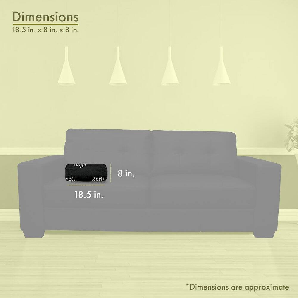 Dimensions  
18.5 in. x 8 in. x 8 in.  

18.5 in.  
8 in.  

*Dimensions are approximate