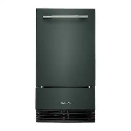 Front. KitchenAid - 18" 35-Lb. Ice Maker - Juniper.