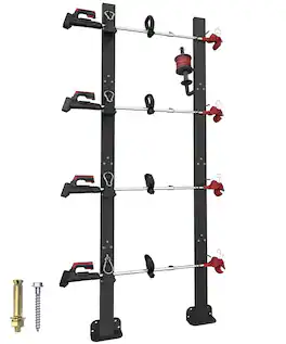 Skar Audio - Weed Eater Rack For Open Trailer Weedeater With Lockable Hasp Mount On Landscape Truck Enclosed Tri - 4 Place