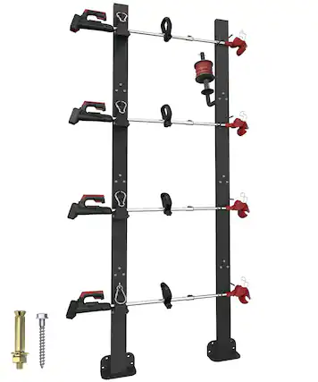 Front. Skar Audio - 4 Place Weed Eater Rack For Open Trailer Weedeater With Lockable Hasp Mount On Landscape Truck Enclosed Tri... - 4 Place.