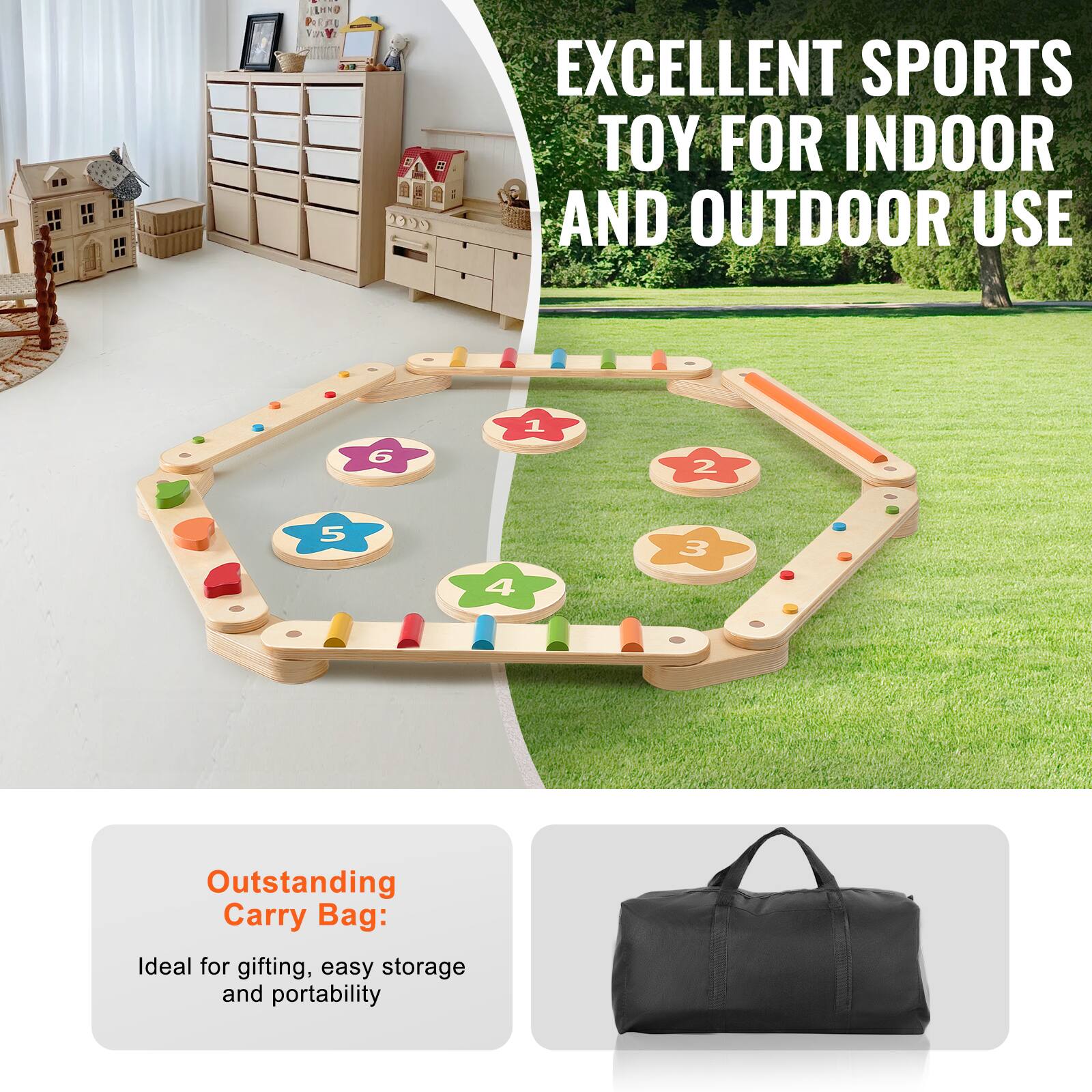-0 F HCRE 11 12% E - CGCL EXCELLENT SPORTS TOY FOR INDOOR AND OUTDOOR USE

EXCELLENT SPORTS TOY FOR INDOOR AND OUTDOOR USE

Outstanding Carry Bag:
Ideal for gifting, easy storage and portability