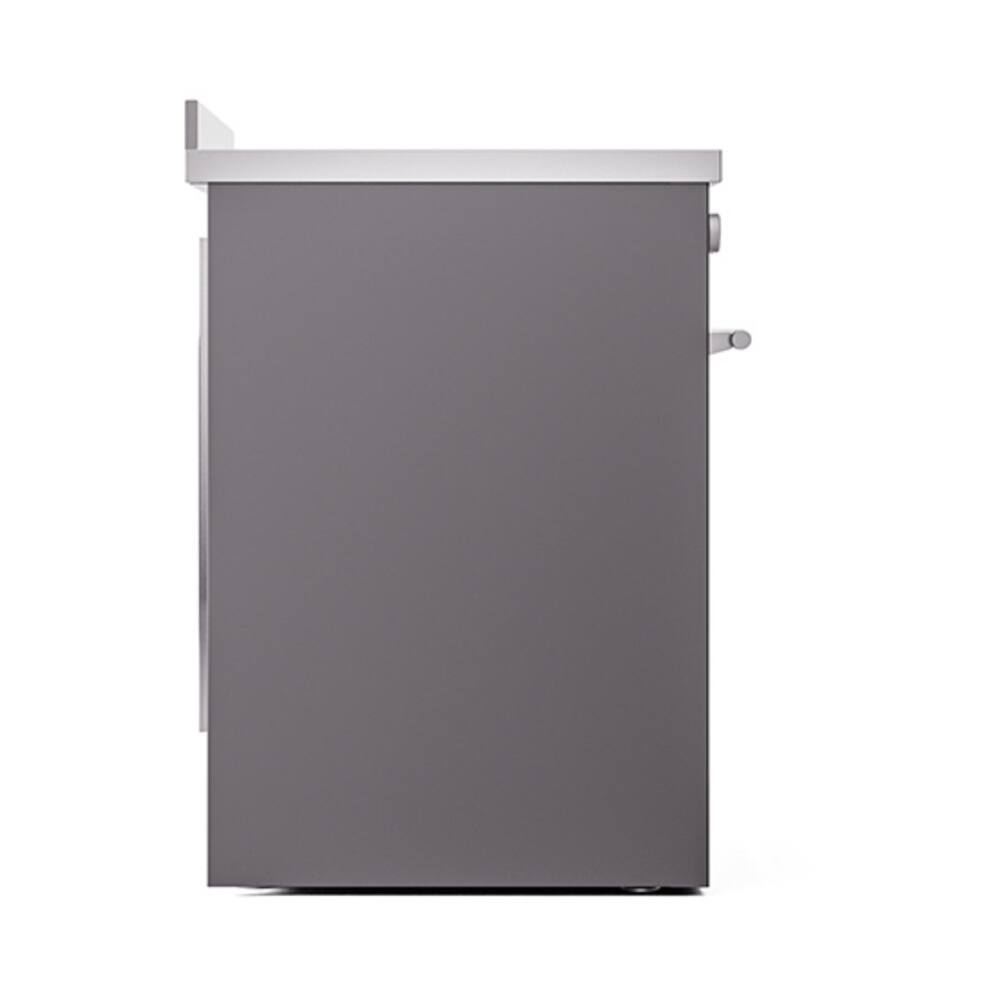 Alt View 3. ILVE - ILVE Professional Plus II Series 30 in. Induction Range with 4 Induction Elements (Satin Trim) - Graphite Matte.