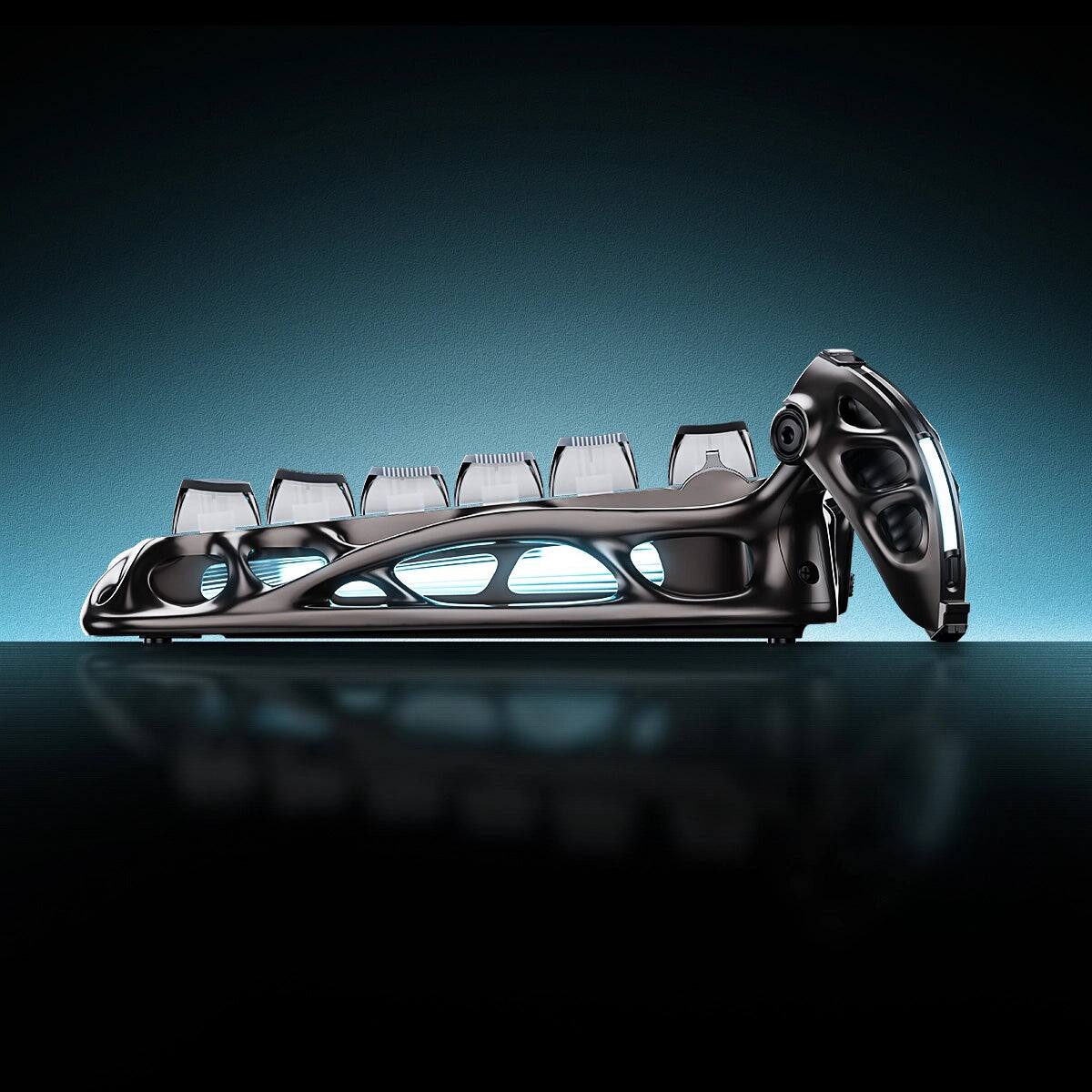 Alt View 10. GravaStar - GravaStar Mercury V75 Pro 75% Hall Effect Magnetic Switch Gaming Keyboard Cyberpunk - Cyberpunk.