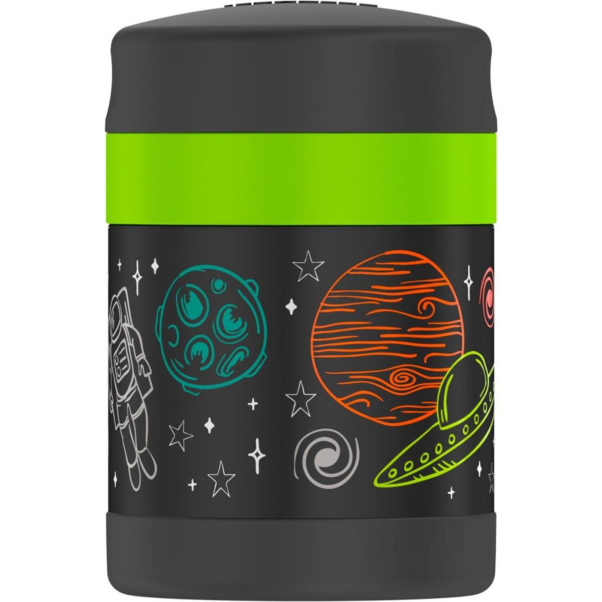 Thermos - 10 oz. Kid's Vacuum Insulated Food Jar with Spoon - Space