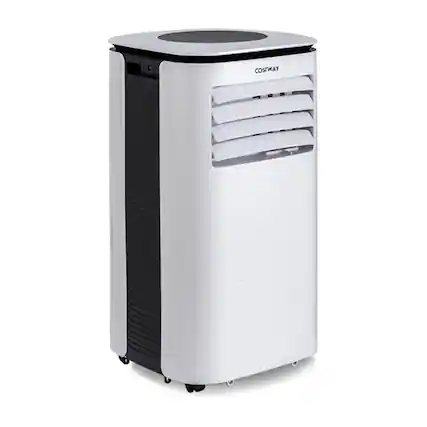 Front. Resenkos - Air Conditioner, Cooler,9000 BTU 3 in 1 Portable Air Conditioner with Fan and Dehumidifier-White - White.
