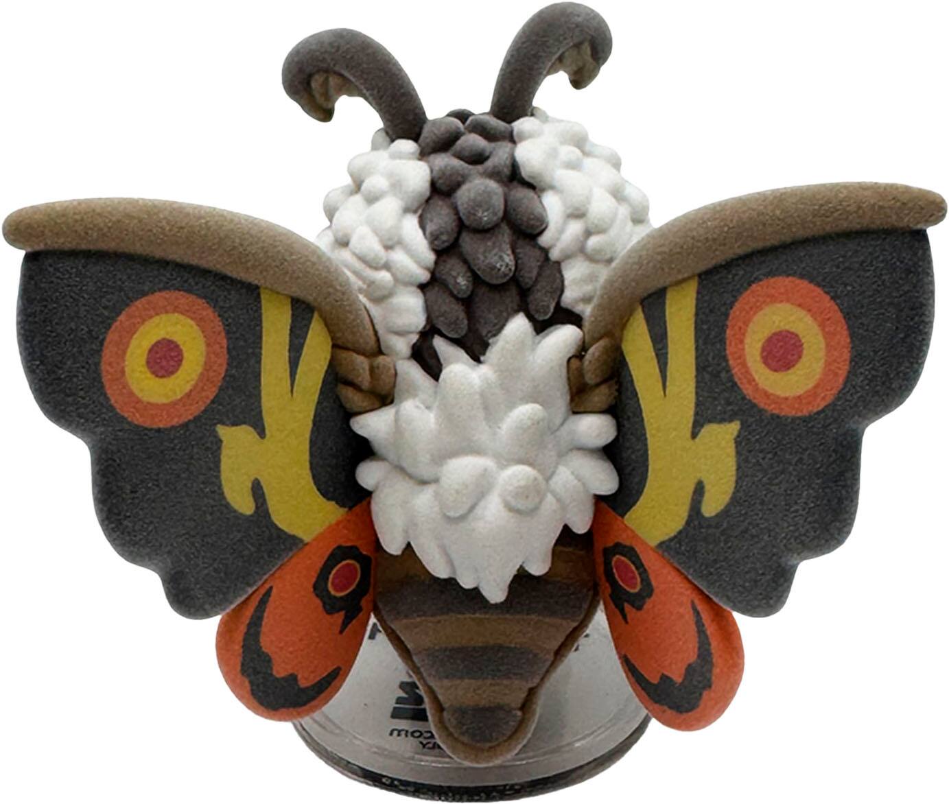 Back. Youtooz - Godzilla - Mothra (Flocked Exclusive) 3.6" High Vinyl Figure.