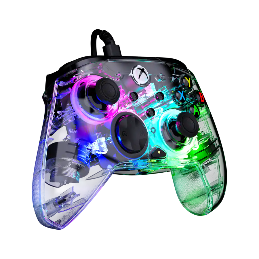 Total Beach Controller Turtle Beach Afterglow™ Wired RGB Gaming Controller Clear - Best Buy