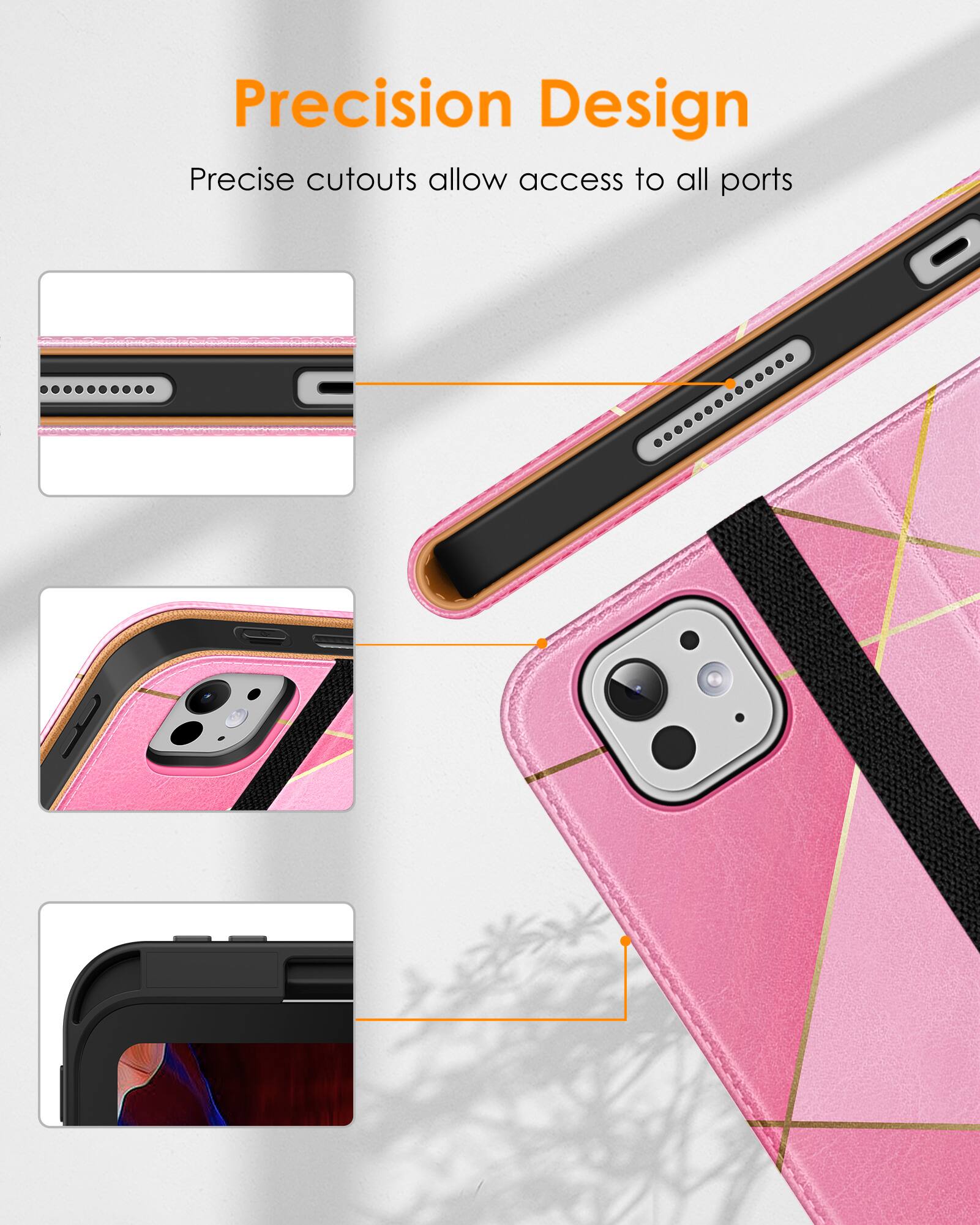 Precision Design  
Precise cutouts allow access to all ports