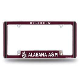 Rico Industries - Alabama A&M Bulldog's Chrome Metal License Plate Frame - Multi