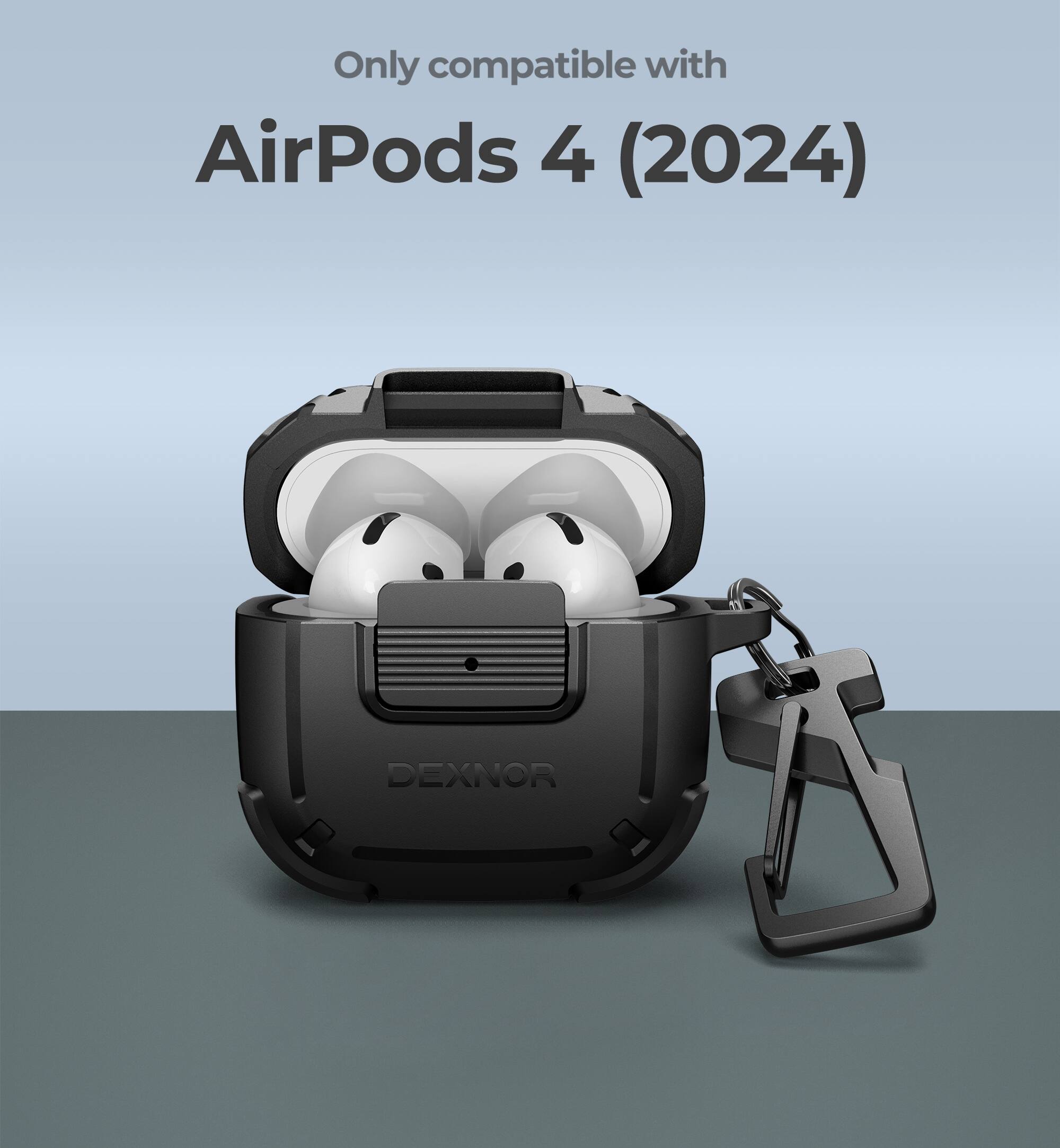 Only compatible with AirPods 4 (2024)  
DEXNOR