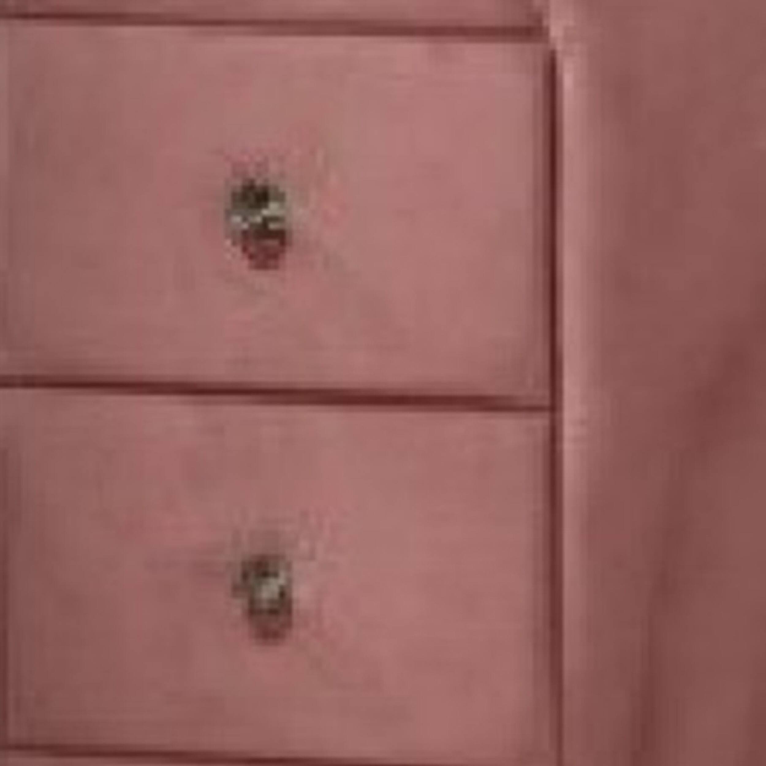 Alt View 2. Manhattan Lane - Sin 29 Inch Modern Nightstand, 2 Drawers, Round Metal Knobs - Pink.