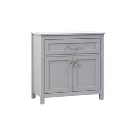 Elegant Kitchen and Bath - 30 Inch Wide Bathroom Storage Freestanding Cabinet In Grey - Gray