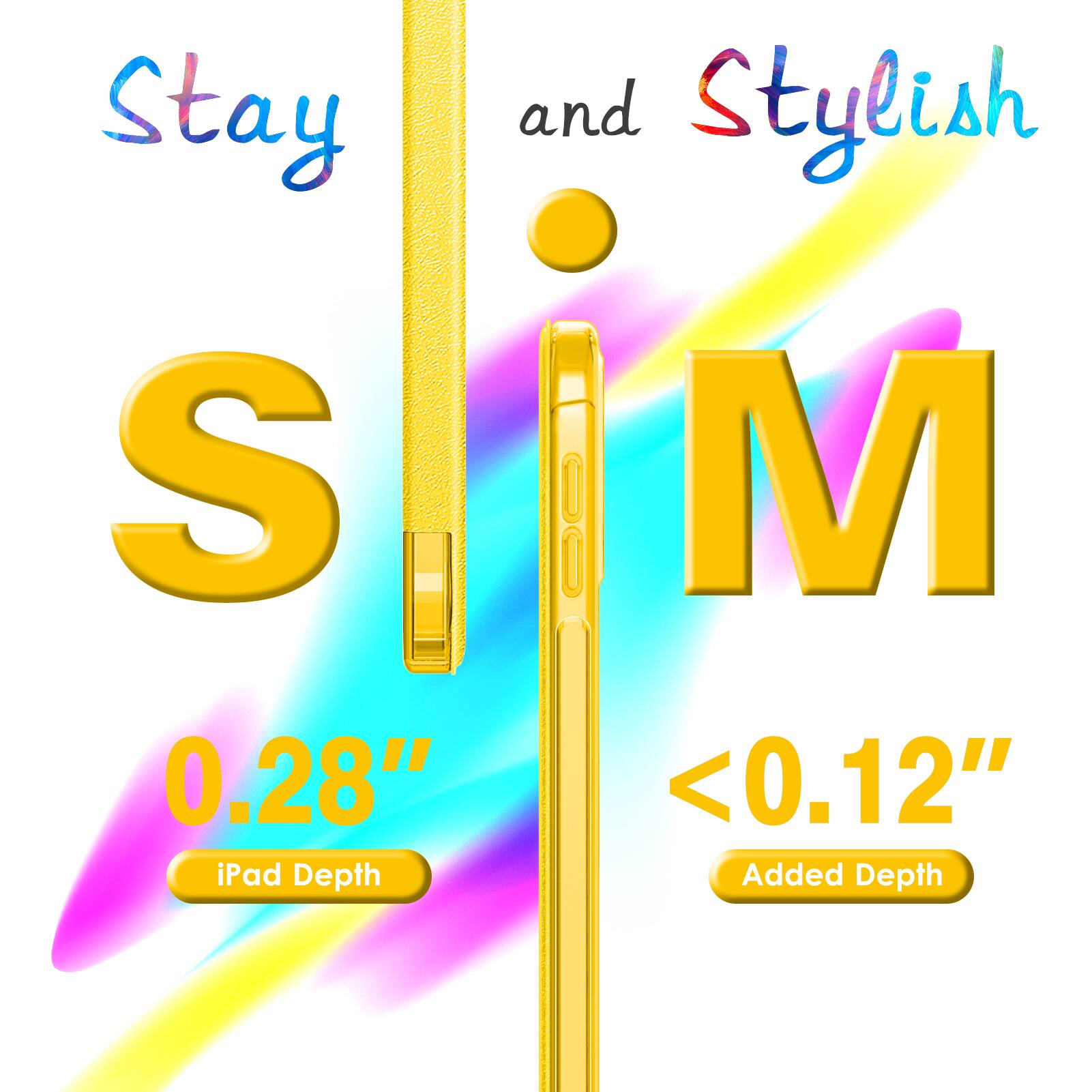Stay and Stylish  
S M  
0.28" iPad Depth  
<0.12" Added Depth