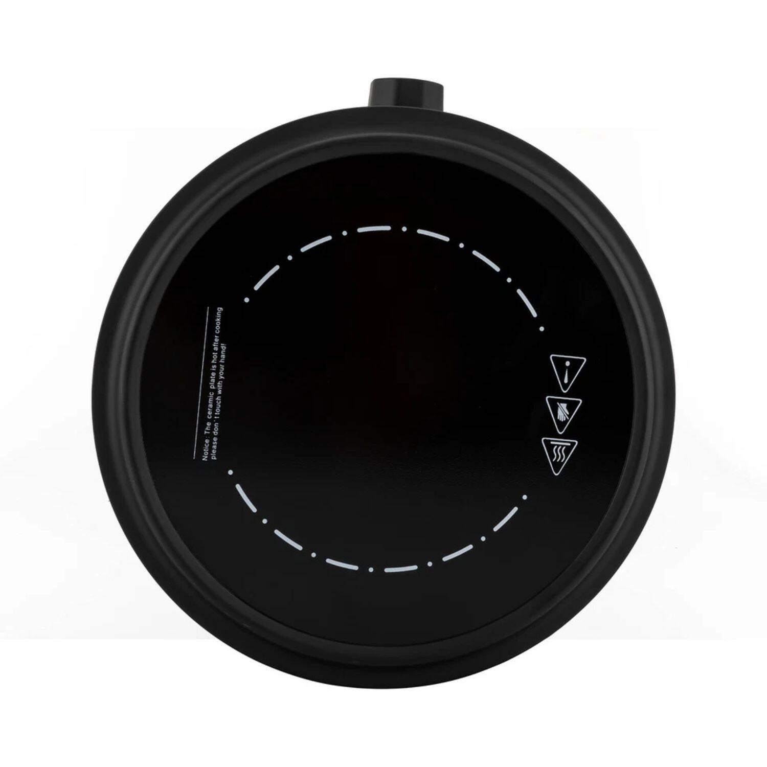 Please notice the following:

- Do not touch the ceramic plate.
- Do not place hot food directly on the plate.
- The plate is not suitable for cooking.