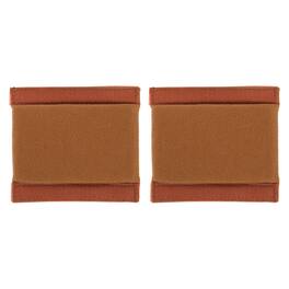 Unique Bargains - 2pcs Camera Bag Divider, 5.3 x 4.7 Inch Shockproof Protecting Camera Lens Bag Case Insert Partition Divider for Travel - Brown
