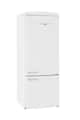 Unique Appliances - 28 in. Wide Classic Retro 16.7 cu.ft Bottom Freezer Counter Depth Refrigerator - Marshmallow White