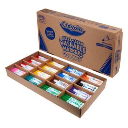 Crayola - Ultra Clean Washable Broad Line Markers 200 Count - Assorted