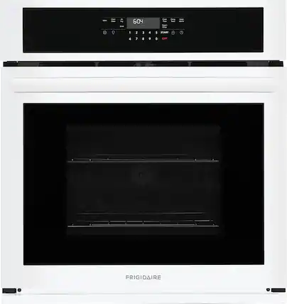 - Bake
- Broil
- Roast
- Fry
- 6:04
- 1 2 3 4 5 START 6 7 8 9 0 OFF
- Cook Time
- Delay Start
- Power Clean
- Cancel
- FRIGIDAIRE