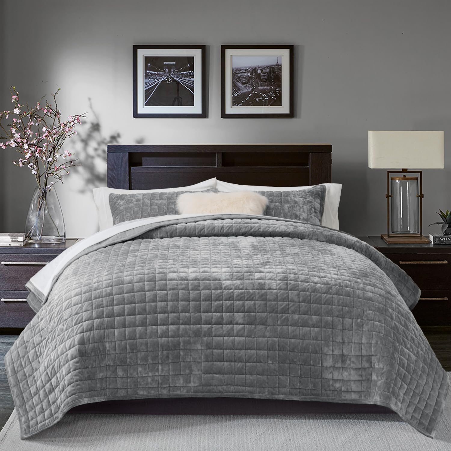 Gray King/Cal King (108" x 92")