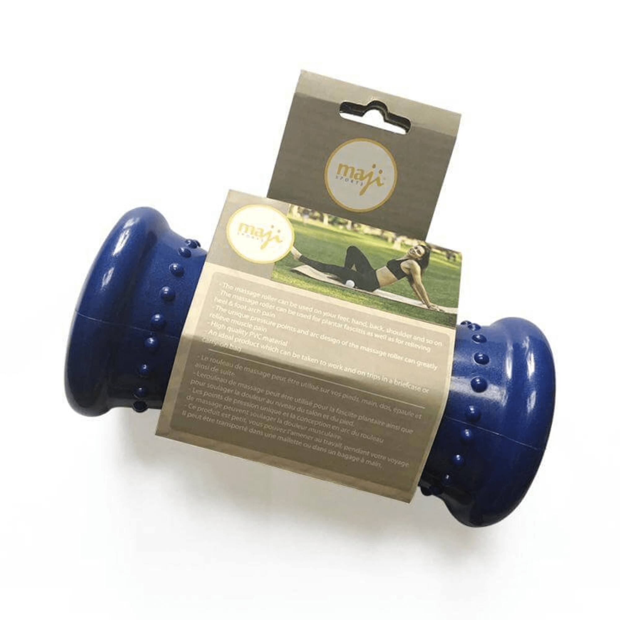 Sure, here is the corrected and grouped text:

---

**Majji SPORT**

The massage roller can be used on your feet, hand, back, shoulder and so on. The 6 foot roller is perfect for relieving pain points and fasciels. It can be taken to work and on trips in a briefcase or handbag.

- Unique pain relief points
- High muscle pressure planas
- An ideal quality PVC material design
- Can be used for shoulder, back, hand, foot, and so on
- Can be taken to work and on trips in a briefcase or handbag
- Les points de massage peuvent être utilisés pour soulager les douleurs de la main, du dos, de la poitrine, de la jambe, de la cheville et du pied
- Le massage peut être utilisé pour soulager les douleurs de la main, du dos, de la poitrine, de la jambe, de la cheville et du pied
- Le produit peut être transporté dans une mallette ou un bagage à main

---

This text is grouped and corrected for clarity and readability.