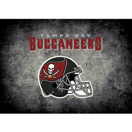Imperial - Tampa Bay Buccaneers 3'10" x 5'4" Distressed Rug - Black