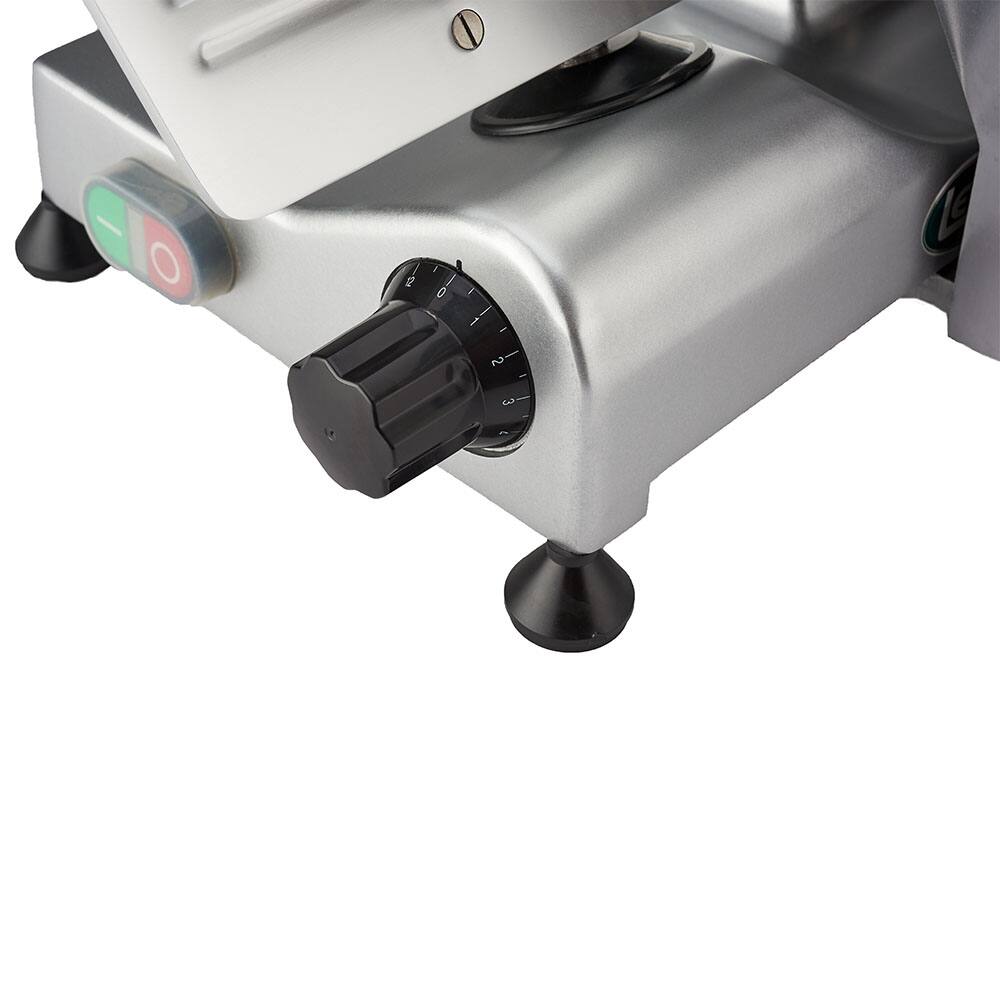Left. LEM Product - LEM 8.5" Commercial Slicer - Stainless Steel.