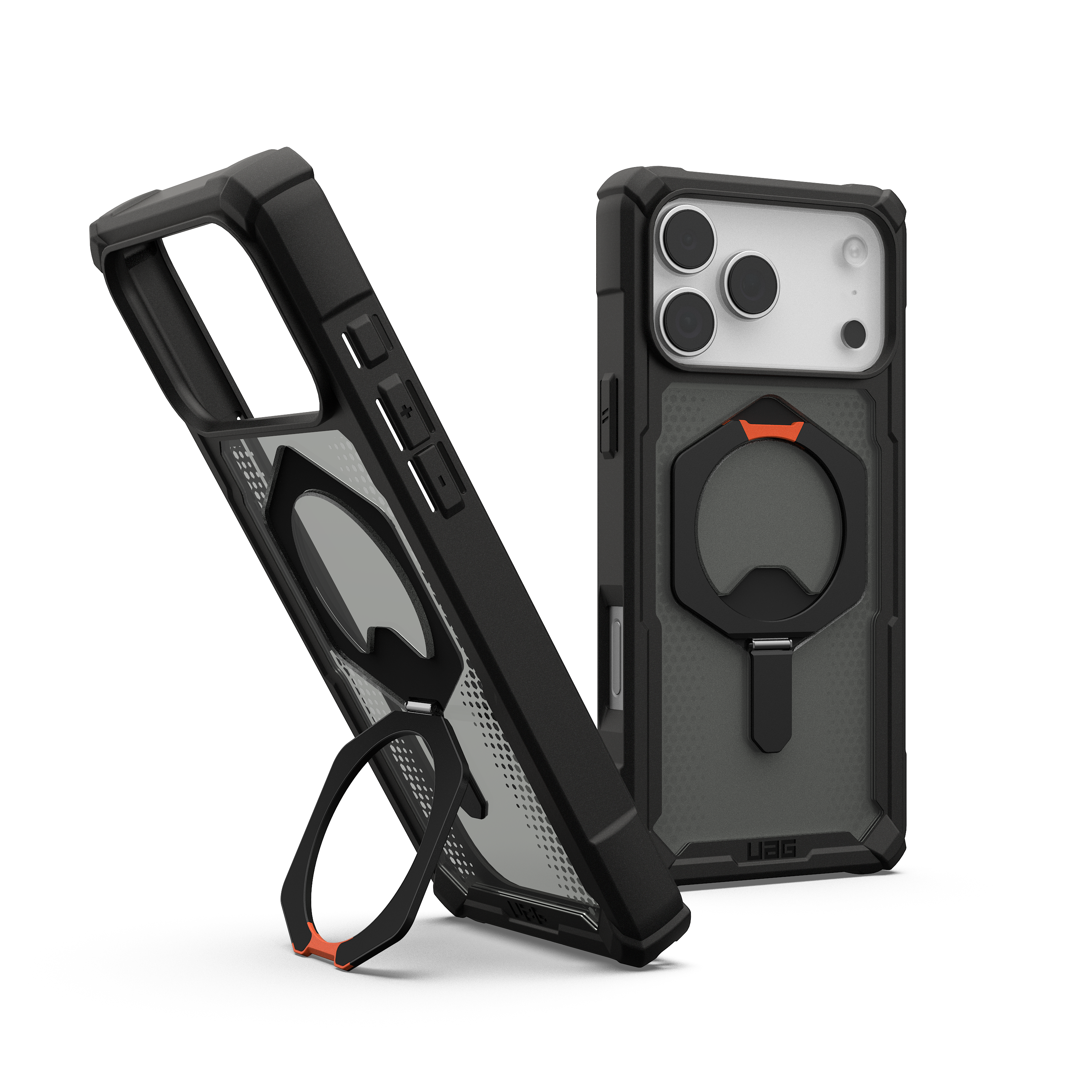 UAG - Plasma XTE Series Case with Magsafe for Apple iPhone 17 Pro Max - Black/Orange