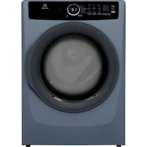 Electrolux - Front Load Perfect Steam Electric Dryer with Instant Refresh – 8.0 Cu. Ft - Denim Blue